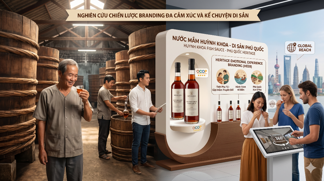 NGHIÊN CỨU CHIẾN LƯỢC BRANDING ĐA CẢM XÚC VÀ KỂ CHUYỆN DI SẢN CHO NƯỚC MẮM HUỲNH KHOA TRONG BỐI CẢNH CẠNH TRANH TOÀN CẦU