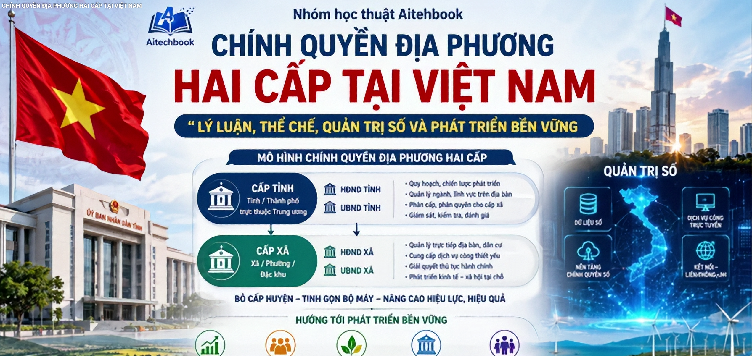 GIỚI THIỆU TỔNG QUAN VỀ SÁCH CHUYÊN KHẢO “CHÍNH QUYỀN ĐỊA PHƯƠNG HAI CẤP TẠI VIỆT NAM: LÝ LUẬN, THỂ CHẾ, QUẢN TRỊ SỐ VÀ PHÁT TRIỂN BỀN VỮNG”